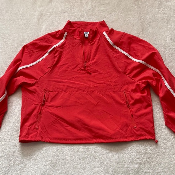 JoyLab Woven Piped 1/2 Windbreaker - Picture 5 of 11